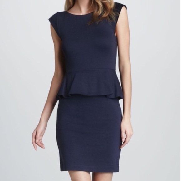 alice and olivia navy blue dress